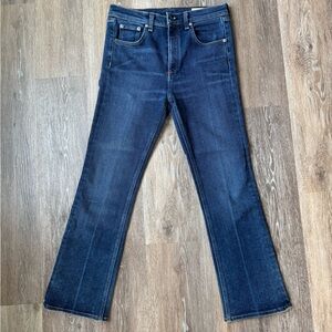 Rag & Bone Jeans Sleim “Highwater” Dark Wash Slim Jeans Size 27 Made in USA